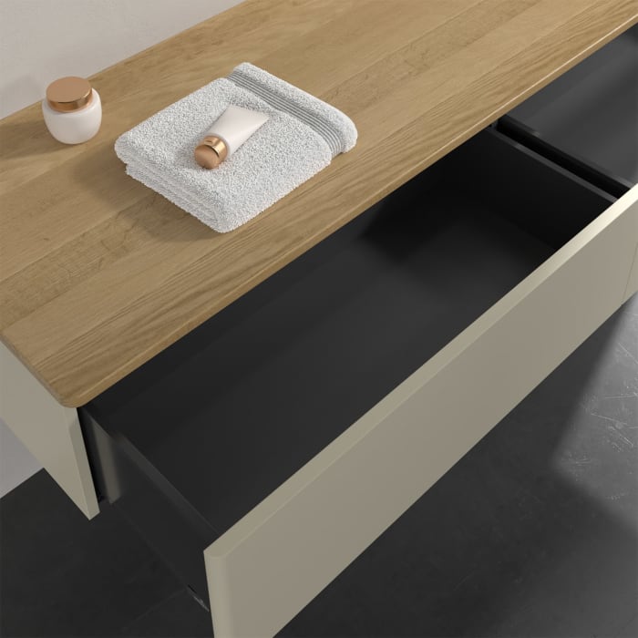 Villeroy & Boch Antao Sideboard 160 x 50 cm, 2 Auszüge, Front ohne Struktur