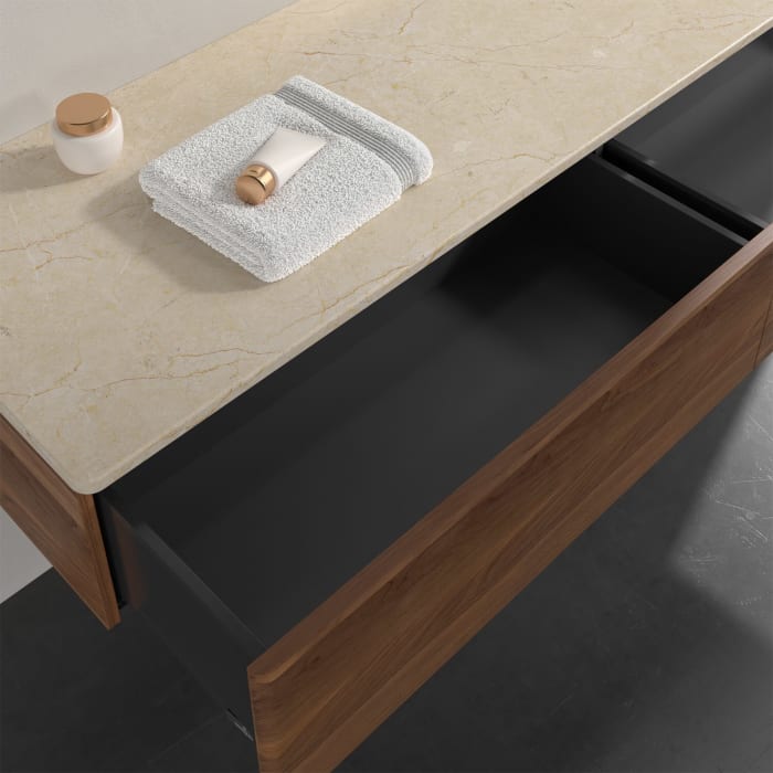 Villeroy & Boch Antao Sideboard 160 x 50 cm, 2 Auszüge, Front ohne Struktur