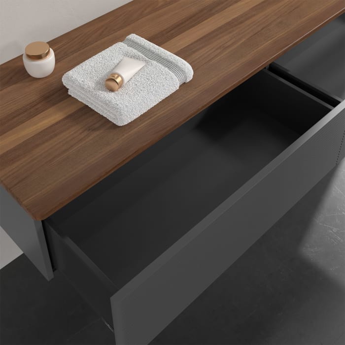 Villeroy & Boch Antao Sideboard 160 x 50 cm, 2 Auszüge, Front mit Struktur