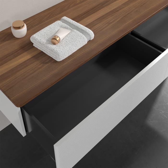 Villeroy & Boch Antao Sideboard 160 x 50 cm, 2 Auszüge, Front mit Struktur