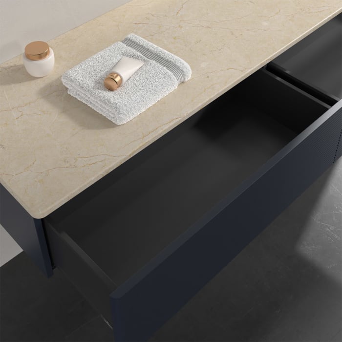 Villeroy & Boch Antao Sideboard 160 x 50 cm, 2 Auszüge, Front mit Struktur