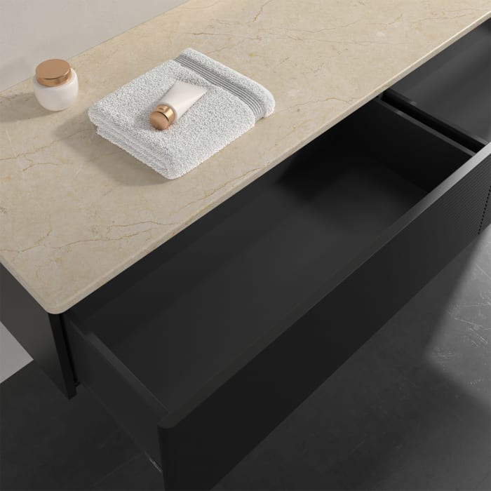 Villeroy & Boch Antao Sideboard 160 x 50 cm, 2 Auszüge, Front mit Struktur