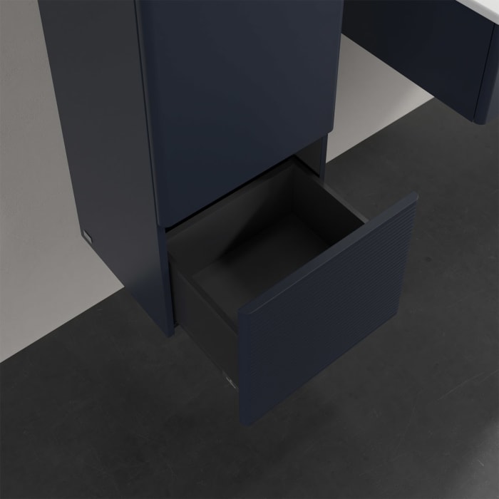 Villeroy & Boch Antao Mittelschrank 41,4 x 103,9 cm, 1 Tür links, Fronten mit Struktur