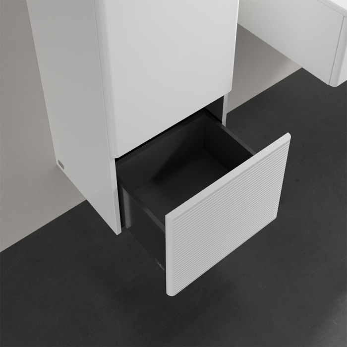 Villeroy & Boch Antao Mittelschrank 41,4 x 103,9 cm, 1 Tür links, Fronten mit Struktur