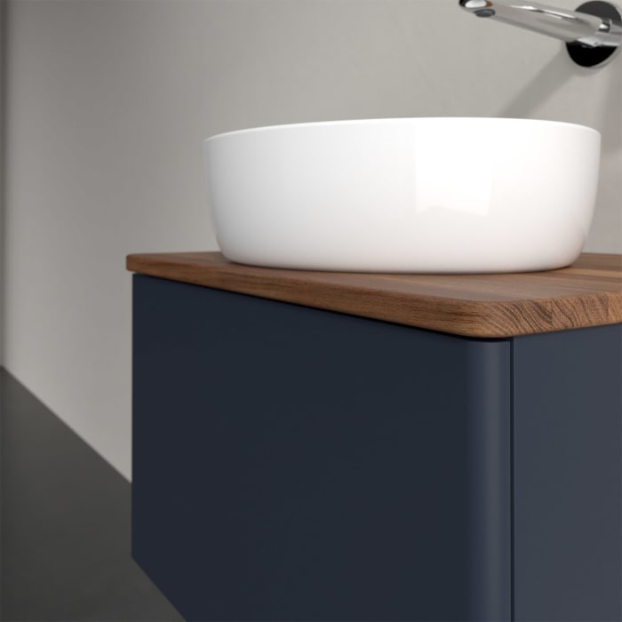 Villeroy & Boch Antao Waschbeckenunterschrank, 60 x 36 cm, 1 Auszug, Front ohne Struktur, ohne Hahnloch