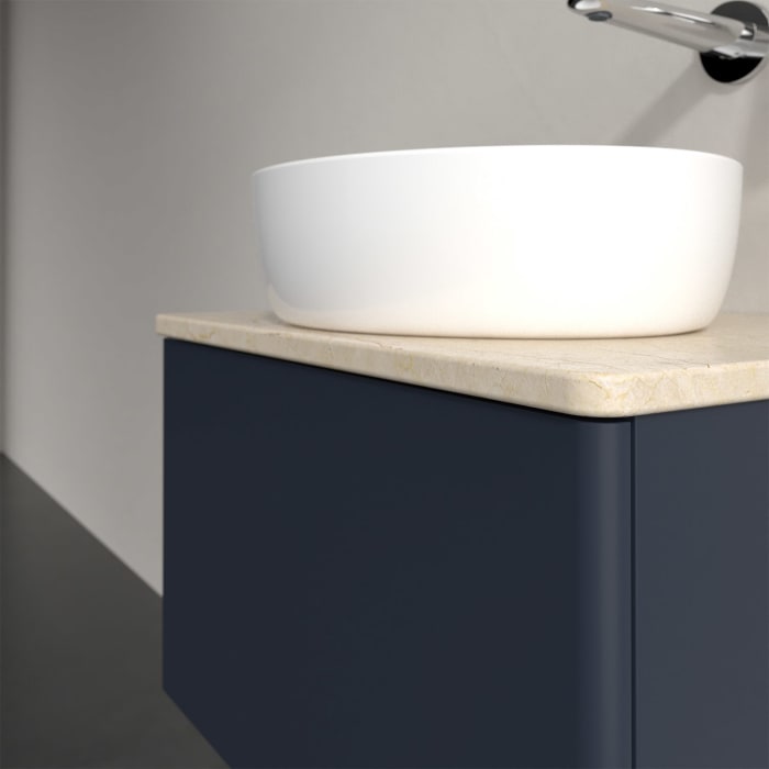 Villeroy & Boch Antao Waschbeckenunterschrank, 60 x 36 cm, 1 Auszug, Front ohne Struktur, ohne Hahnloch