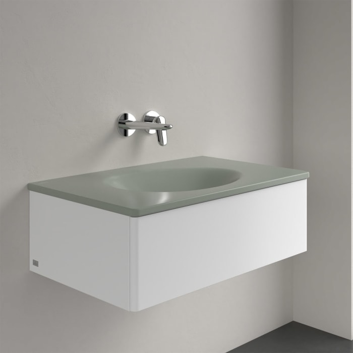 Villeroy & Boch Antao Schrankwaschtisch 80 x 50 cm, ohne Überlauf und ohne Hahnloch