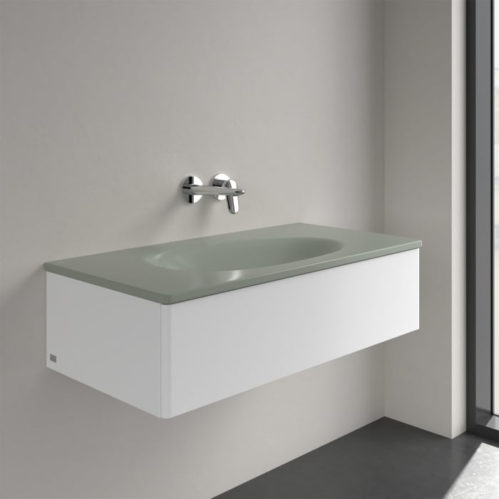 Villeroy & Boch Antao Schrankwaschtisch 100 x 50 cm, ohne Überlauf und ohne Hahnloch