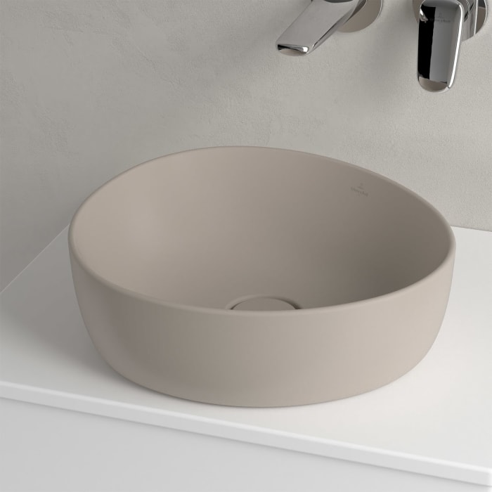 Villeroy & Boch Antao Aufsatzwaschbecken 40 x 39,5 cm, ohne Überlauf, ungeschliffen