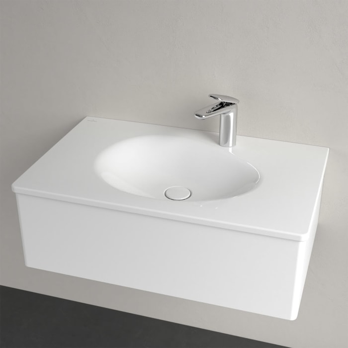 Villeroy & Boch Antao Schrankwaschtisch 80 x 50 cm, mit verdecktem Überlauf