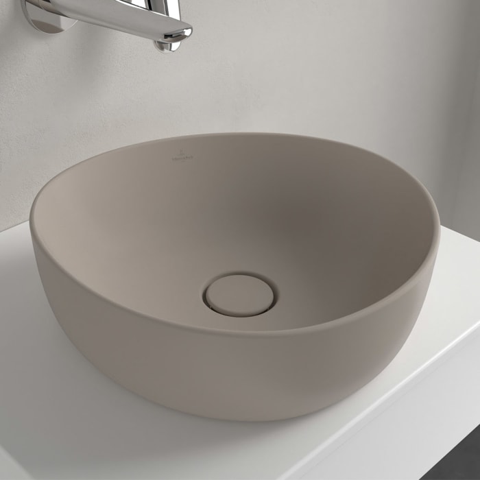 Villeroy & Boch Antao Aufsatzwaschbecken 40 x 39,5 cm, ohne Überlauf, ungeschliffen