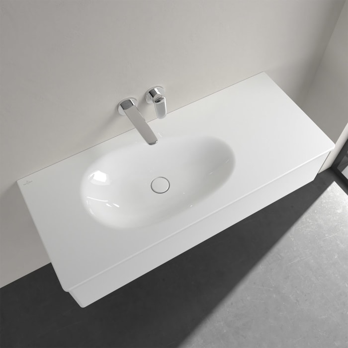 Villeroy & Boch Antao Schrankwaschtisch 120 x 50 cm, ohne Überlauf und ohne Hahnloch