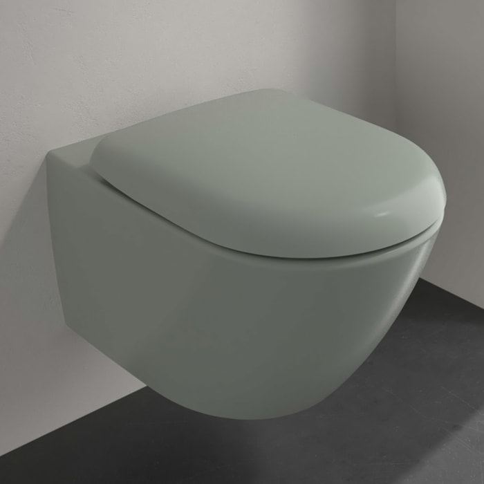 Villeroy & Boch Antao Tiefspül-WC spülrandlos, wandhängend, mit TwistFlush