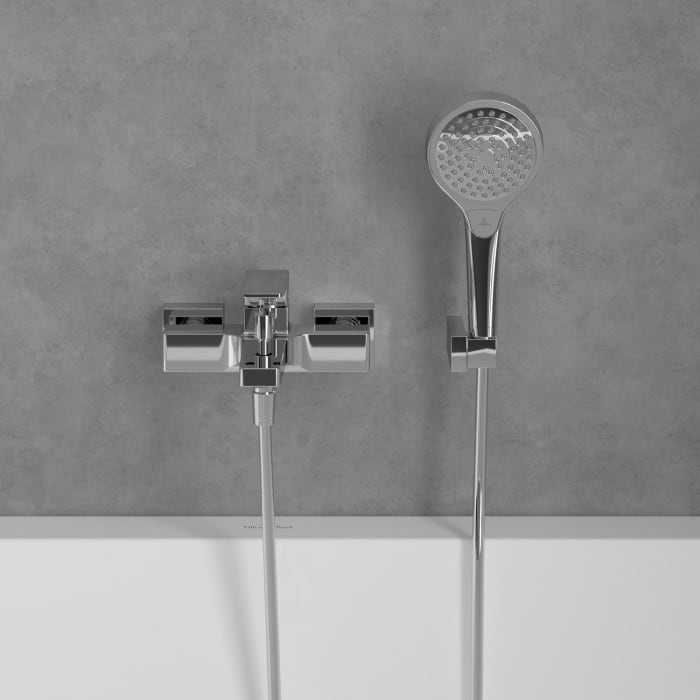 Villeroy & Boch Architectura Square Einhebel-Badewannenarmatur