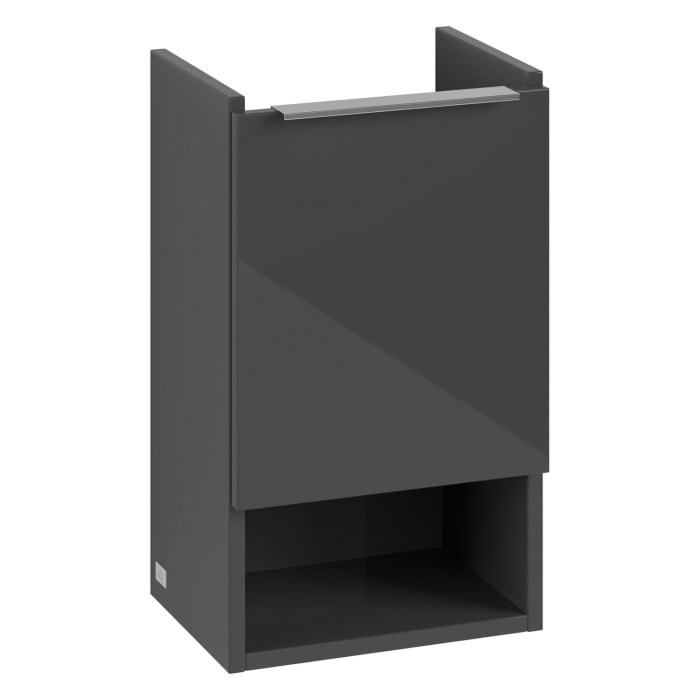 Villeroy & Boch Architectura Waschbeckenunterschrank 31 x 52 cm, 1 Tür Anschlag rechts und 1 offenes Fach