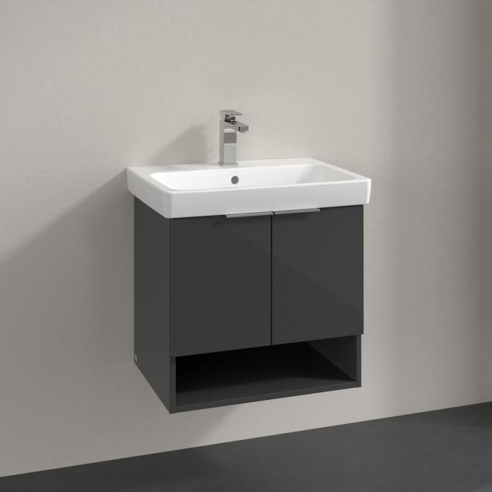 Villeroy & Boch Architectura Waschbeckenunterschrank 55 x 52 cm, 2 Türen und 1 offenes Fach