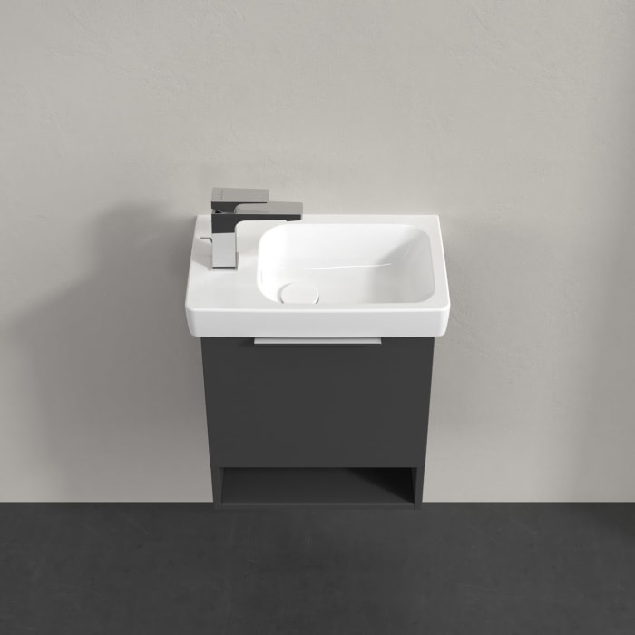 Villeroy & Boch Architectura Waschbeckenunterschrank 43 x 52 cm, 1 Tür Anschlag links und 1 offenes Fach