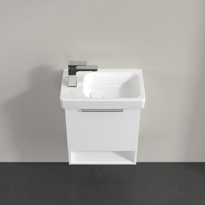 Villeroy & Boch Architectura Waschbeckenunterschrank 43 x 52 cm, 1 Tür Anschlag rechts und 1 offenes Fach