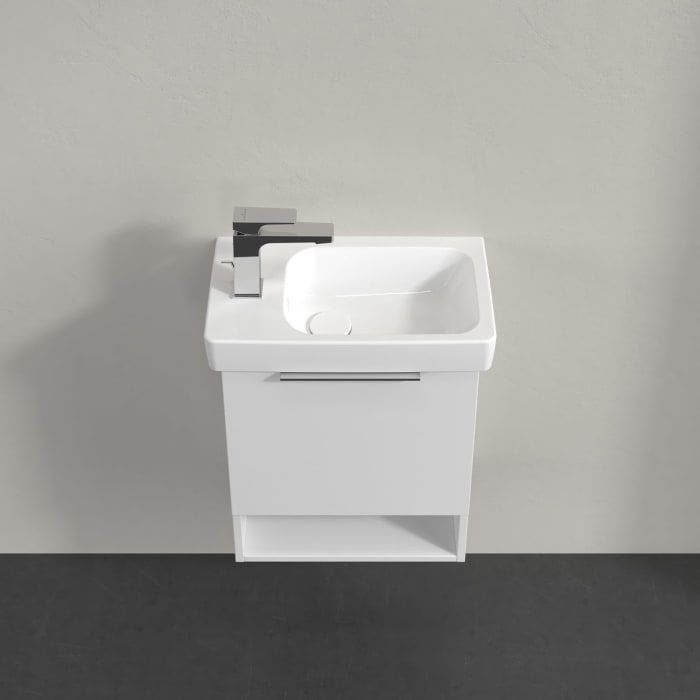 Villeroy & Boch Architectura Waschbeckenunterschrank 43 x 52 cm, 1 Tür Anschlag rechts und 1 offenes Fach