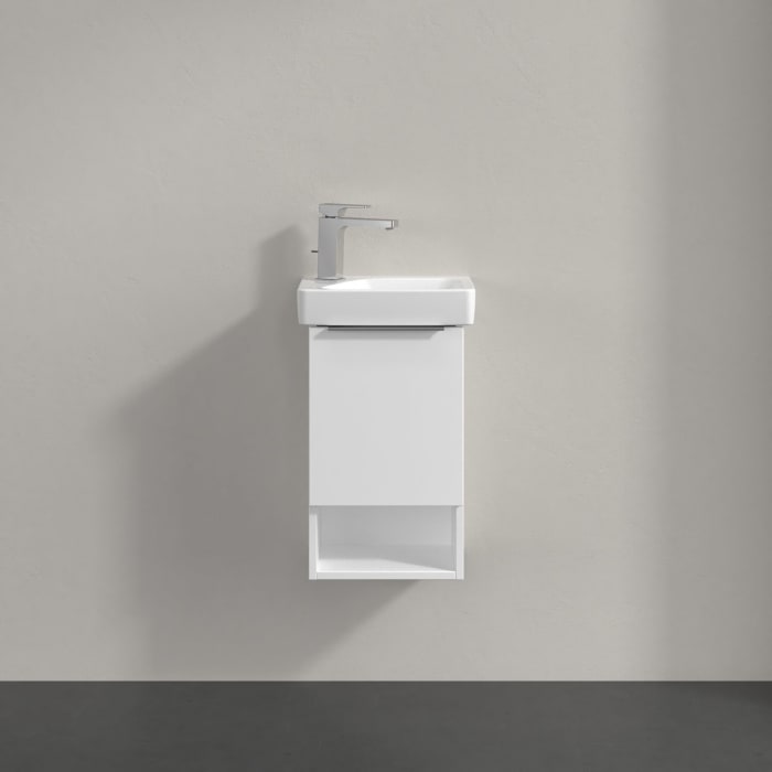 Villeroy & Boch Architectura Waschbeckenunterschrank 31 x 52 cm, 1 Tür Anschlag links und 1 offenes Fach