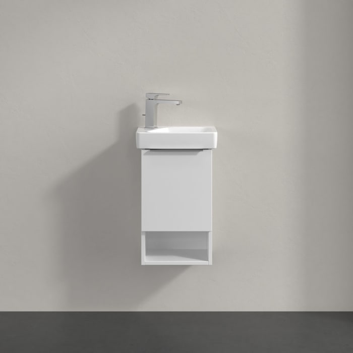 Villeroy & Boch Architectura Waschbeckenunterschrank 31 x 52 cm, 1 Tür Anschlag links und 1 offenes Fach