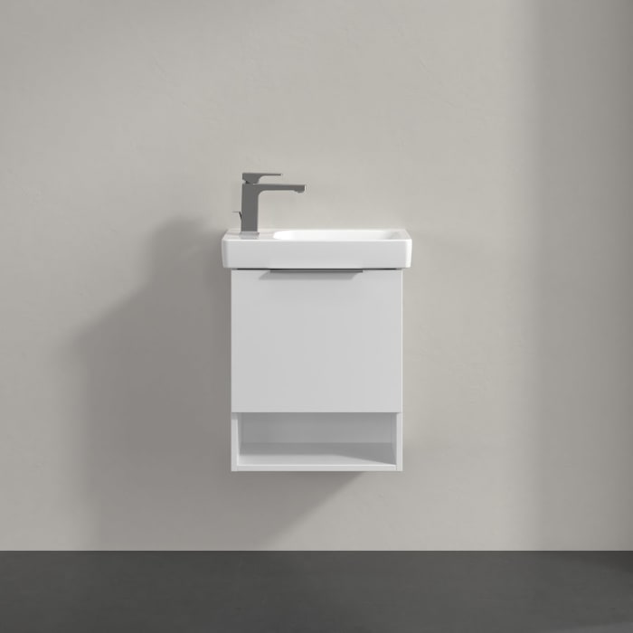 Villeroy & Boch Architectura Waschbeckenunterschrank 43 x 52 cm, 1 Tür Anschlag rechts und 1 offenes Fach