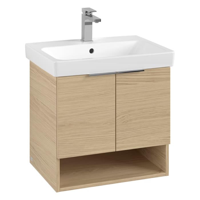 Villeroy & Boch Architectura Waschbeckenunterschrank 55 x 52 cm, 2 Türen und 1 offenes Fach