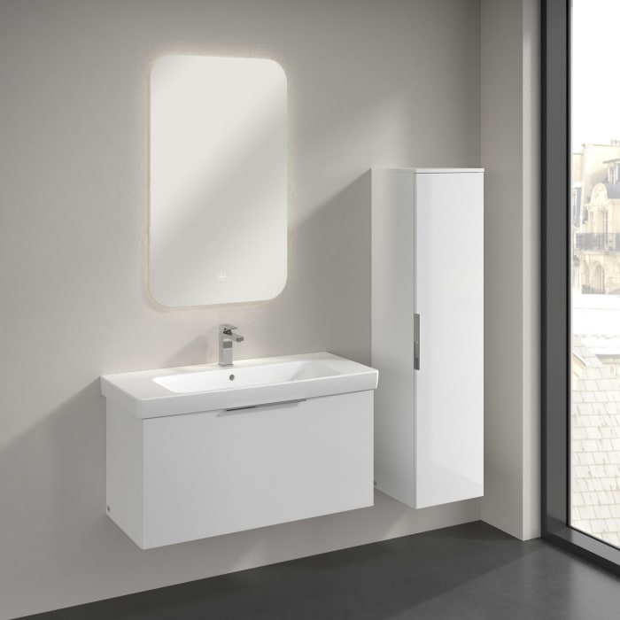 Villeroy & Boch Architectura Hochschrank 35 x 140 cm, 1 Tür Anschlag rechts