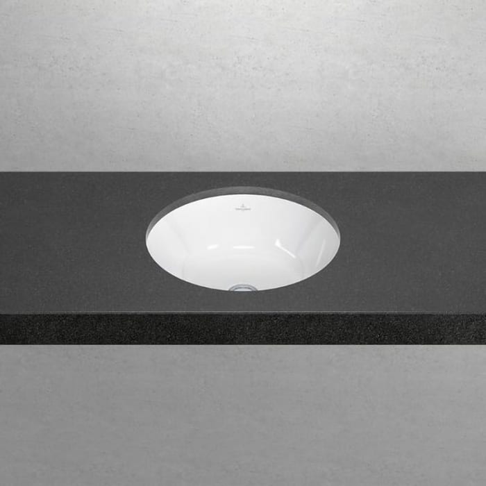 Villeroy & Boch Architectura Unterbauwaschbecken 45 x 45 cm rund, ohne Überlauf, ungeschliffen