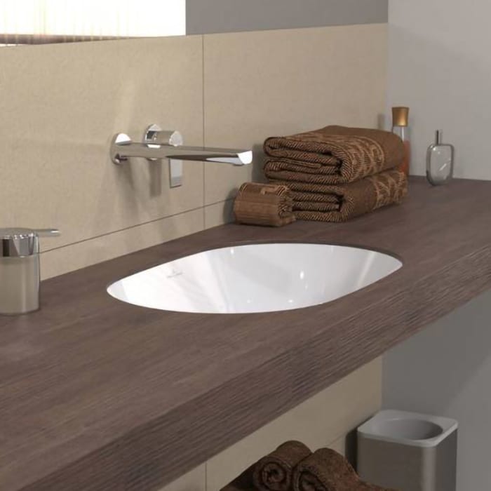 Villeroy & Boch Architectura Unterbauwaschbecken 63 x 43 cm oval, ohne Überlauf, ungeschliffen