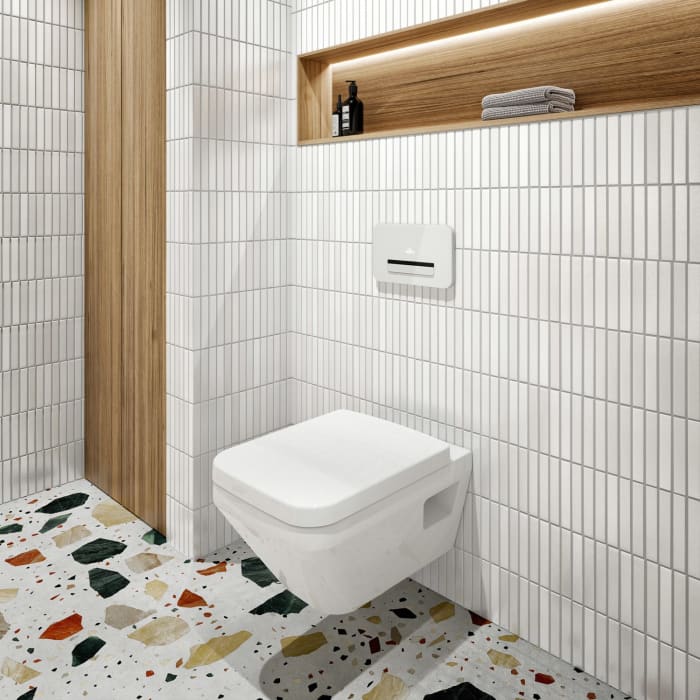 Villeroy & Boch Architectura Combi-Pack, wandhängend, mit TwistFlush CeramicPlus