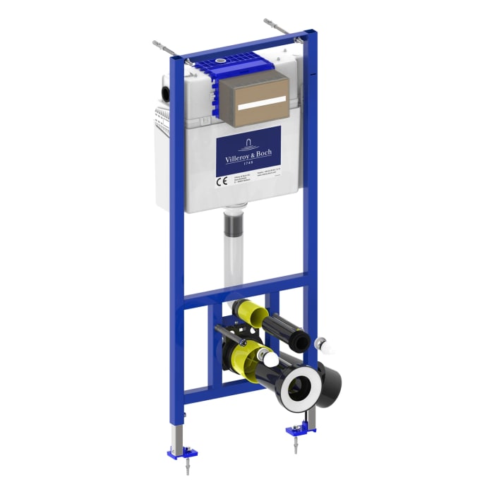 Villeroy & Boch Architectura WC-Set TwistFlush, mit Vorwandelement und Betätigungsplatte