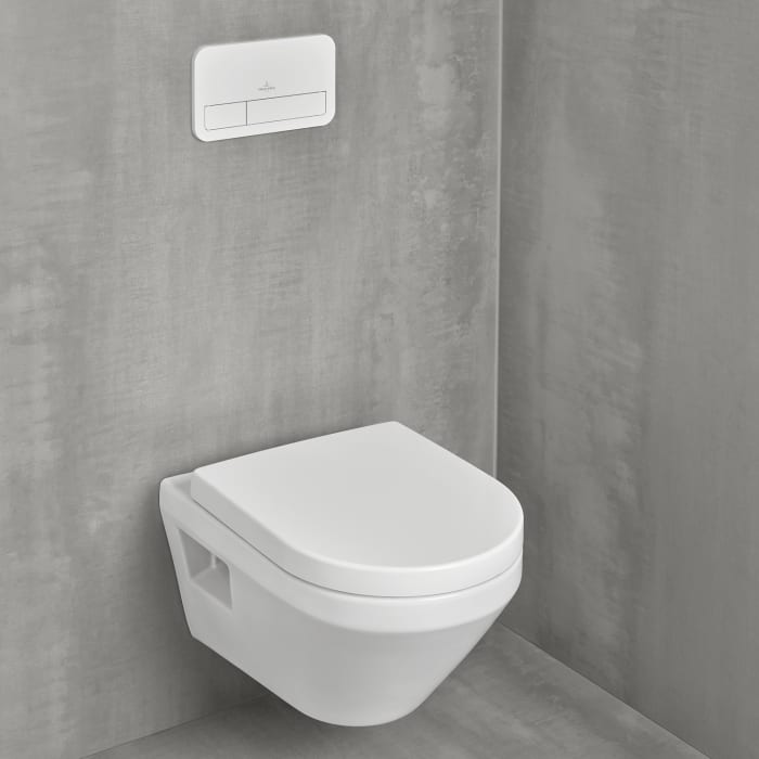Villeroy & Boch Architectura WC-Set TwistFlush, mit Vorwandelement und Betätigungsplatte