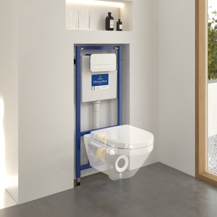 Villeroy & Boch Architectura WC-Set TwistFlush, mit Vorwandelement und Betätigungsplatte