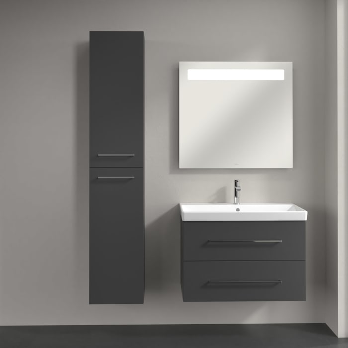 Villeroy & Boch Avento Hochschrank 34,6 x 176 cm, 2 Türen Anschlag links