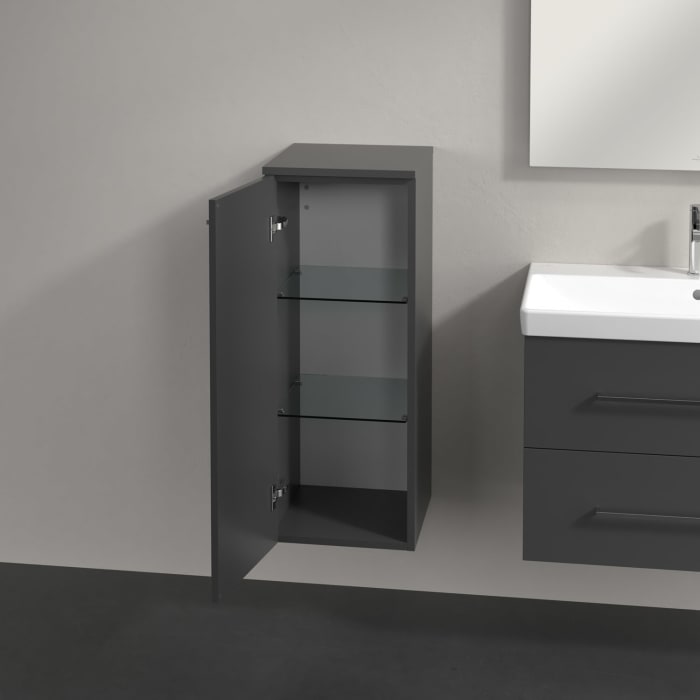 Villeroy & Boch Avento Seitenschrank 34,7 x 88,8 cm, 1 Tür Anschlag links