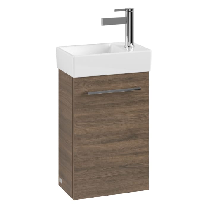 Villeroy & Boch Avento Waschtisch mit Unterschrank 36 cm, 1 Tür , Anschlag links