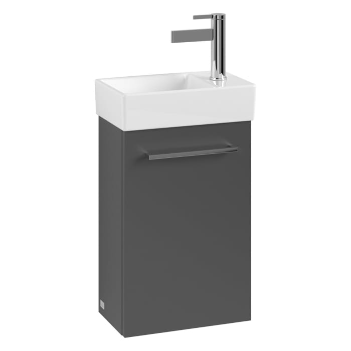 Villeroy & Boch Avento Waschtisch mit Unterschrank 36 cm, 1 Tür , Anschlag links