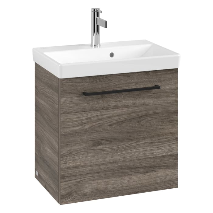 Villeroy & Boch Avento Waschtisch mit Unterschrank 55 cm, 1 Tür , Anschlag links