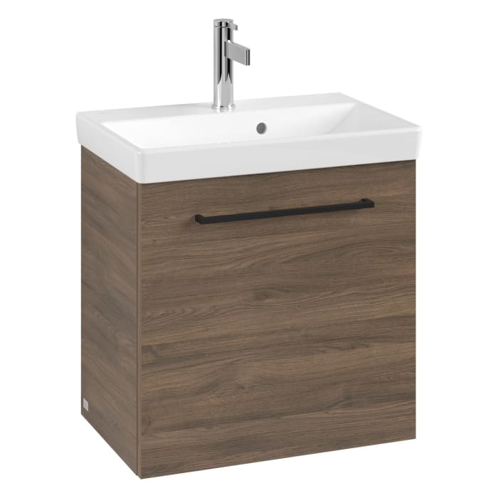 Villeroy & Boch Avento Waschtisch mit Unterschrank 55 cm, 1 Tür , Anschlag rechts