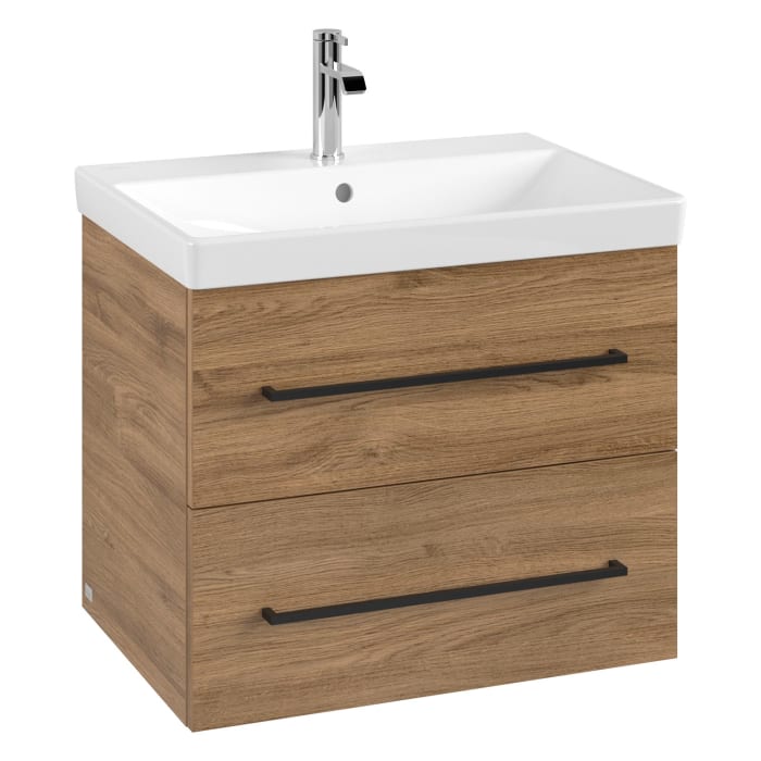 Villeroy & Boch Avento Waschtisch mit Unterschrank 65 cm, 2 Auszüge