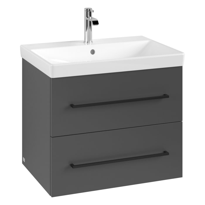 Villeroy & Boch Avento Waschtisch mit Unterschrank 65 cm, 2 Auszüge