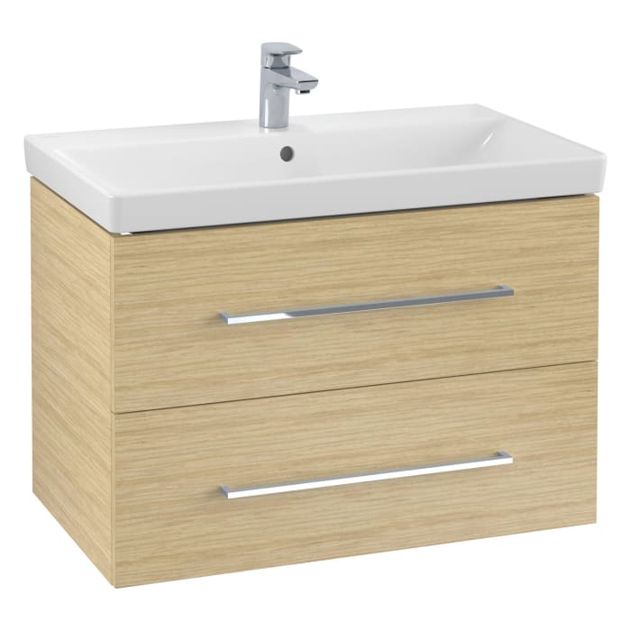 Villeroy & Boch Avento Waschtisch mit Unterschrank 80 cm, 2 Auszüge