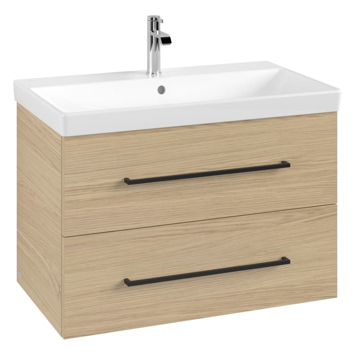 Villeroy & Boch Avento Waschtisch mit Unterschrank 80 cm, 2 Auszüge