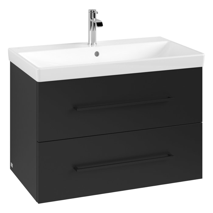 Villeroy & Boch Avento Waschtisch mit Unterschrank 80 cm, 2 Auszüge