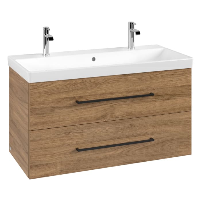 Villeroy & Boch Avento Waschtisch mit Unterschrank 100 cm, 2 Auszüge