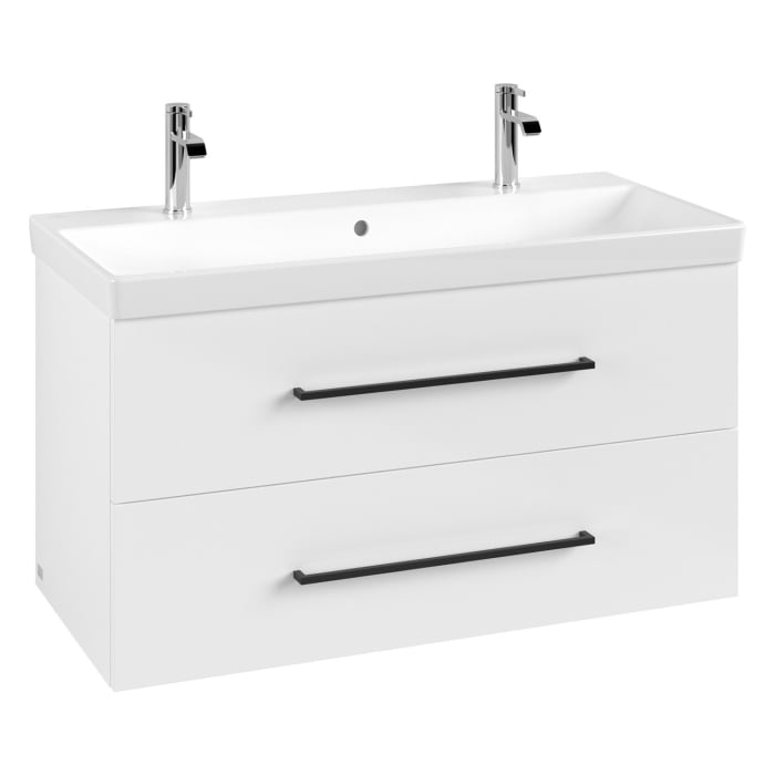 Villeroy & Boch Avento Waschtisch mit Unterschrank 100 cm, 2 Auszüge