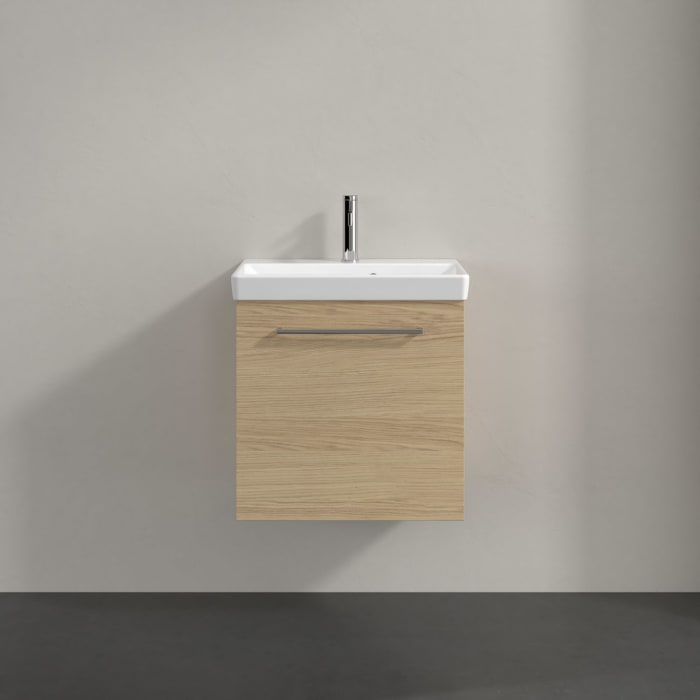 Villeroy & Boch Avento Waschtisch mit Unterschrank 55 cm, 1 Tür , Anschlag links