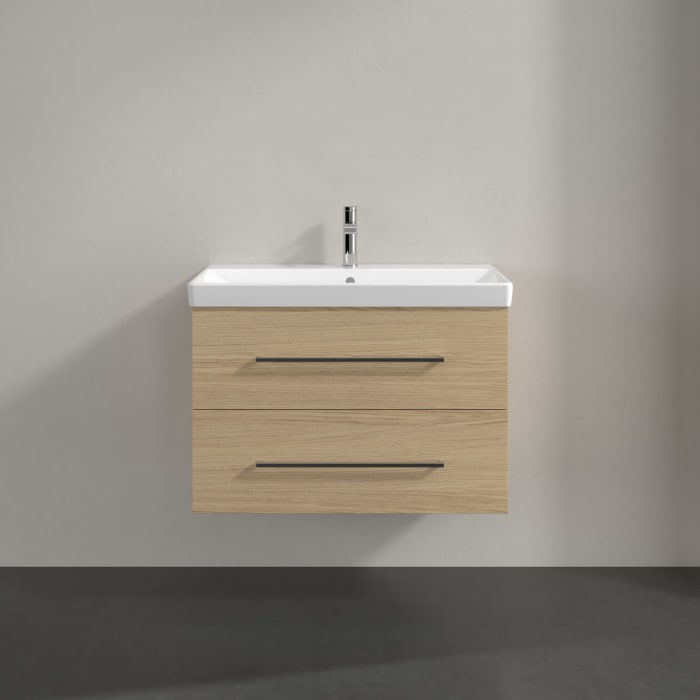 Villeroy & Boch Avento Waschtisch mit Unterschrank 80 cm, 2 Auszüge