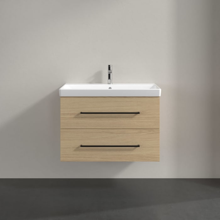 Villeroy & Boch Avento Waschtisch mit Unterschrank 80 cm, 2 Auszüge